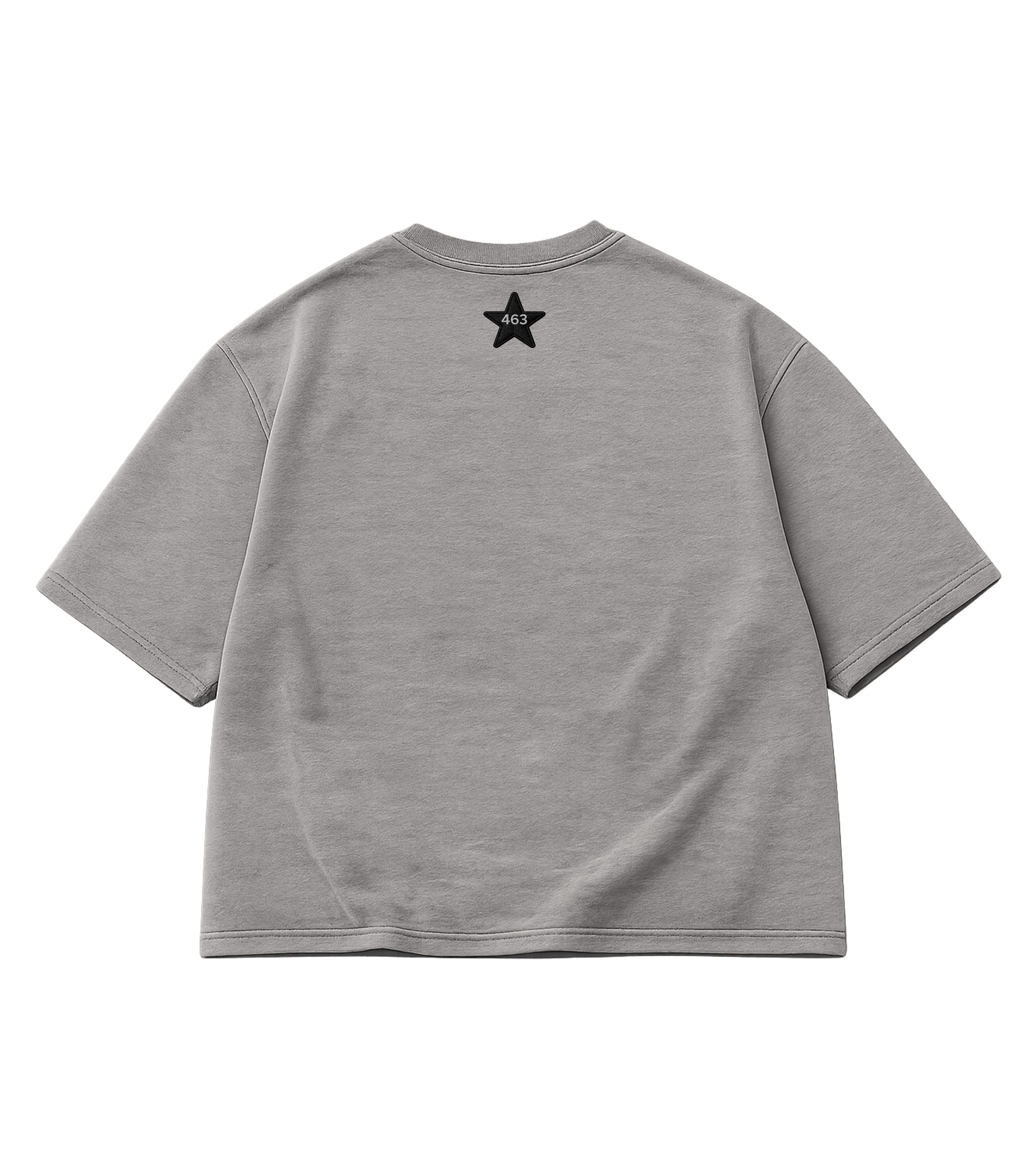 Premium Flock Tee – Ash Gray Edition