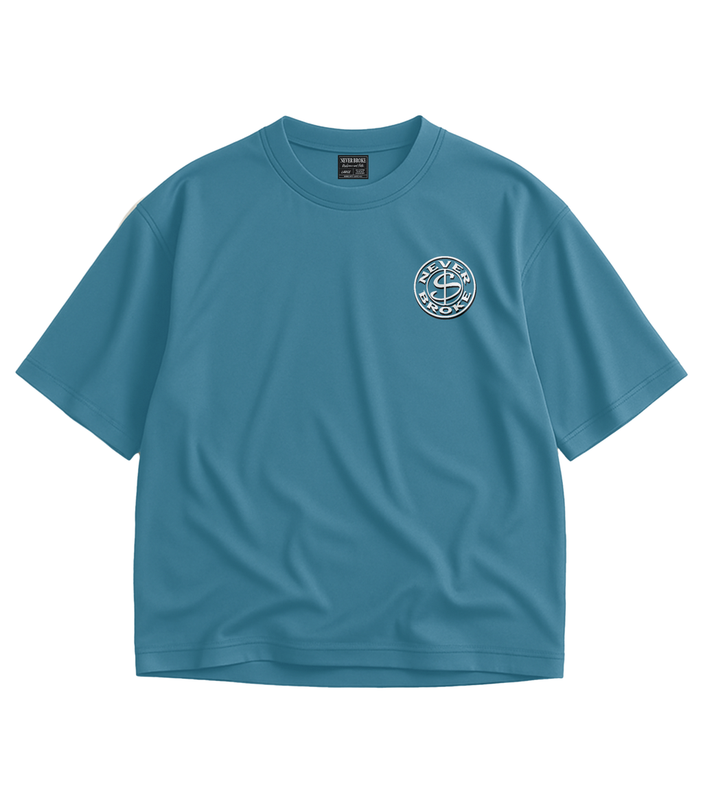 NEVER BROKE Premium Oversized Essential T-Shirt
